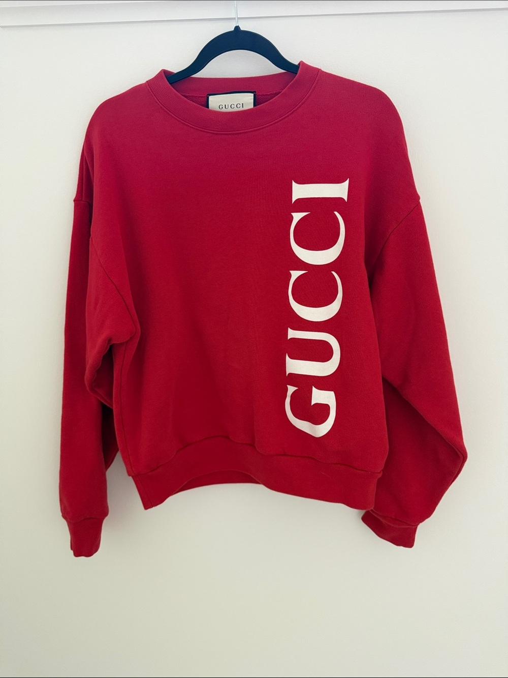 Gucci Red Sweatshirt with White Logo
